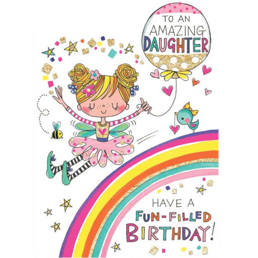 Picture of AMAZING DAUGHTER BIRTHDAY CARD